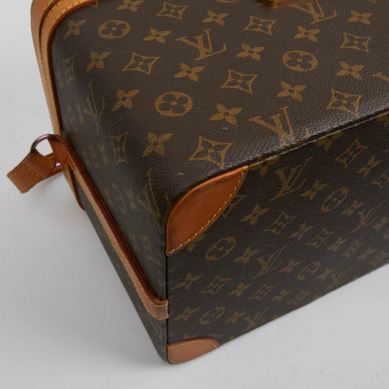 Women's or Men's LOUIS VUITTON Vintage Beauty Case In Brown Canvas