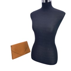 Louis Vuitton Vintage Beige Epi Leather Art Deco PM Clutch Bag