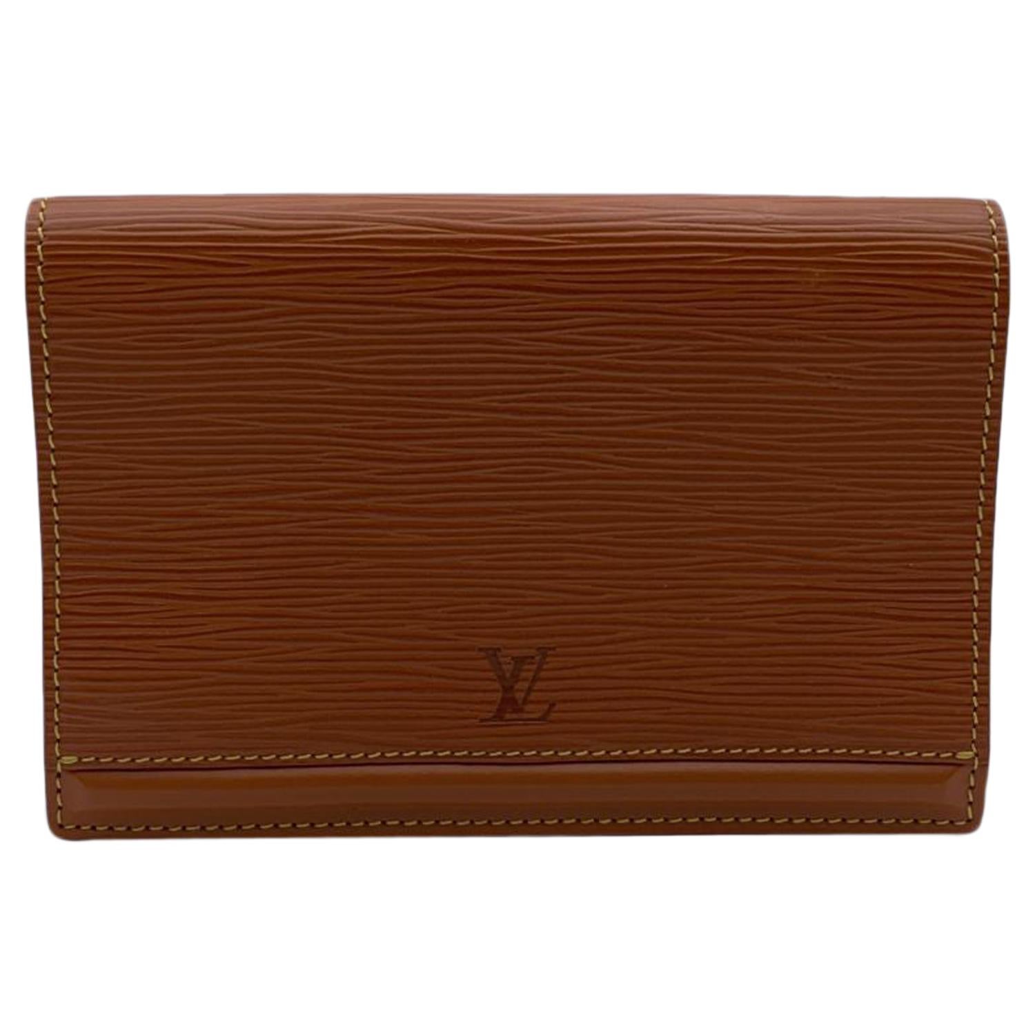 Louis Vuitton Vintage Beige Epi Leather Belt Bag Pouch Purse