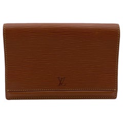 Louis Vuitton Vintage Beige Epi Leather Belt Bag Pouch Purse