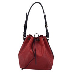 Louis Vuitton Vintage Bicolor Epi Leather Petit Noe Noé Shoulder Bag