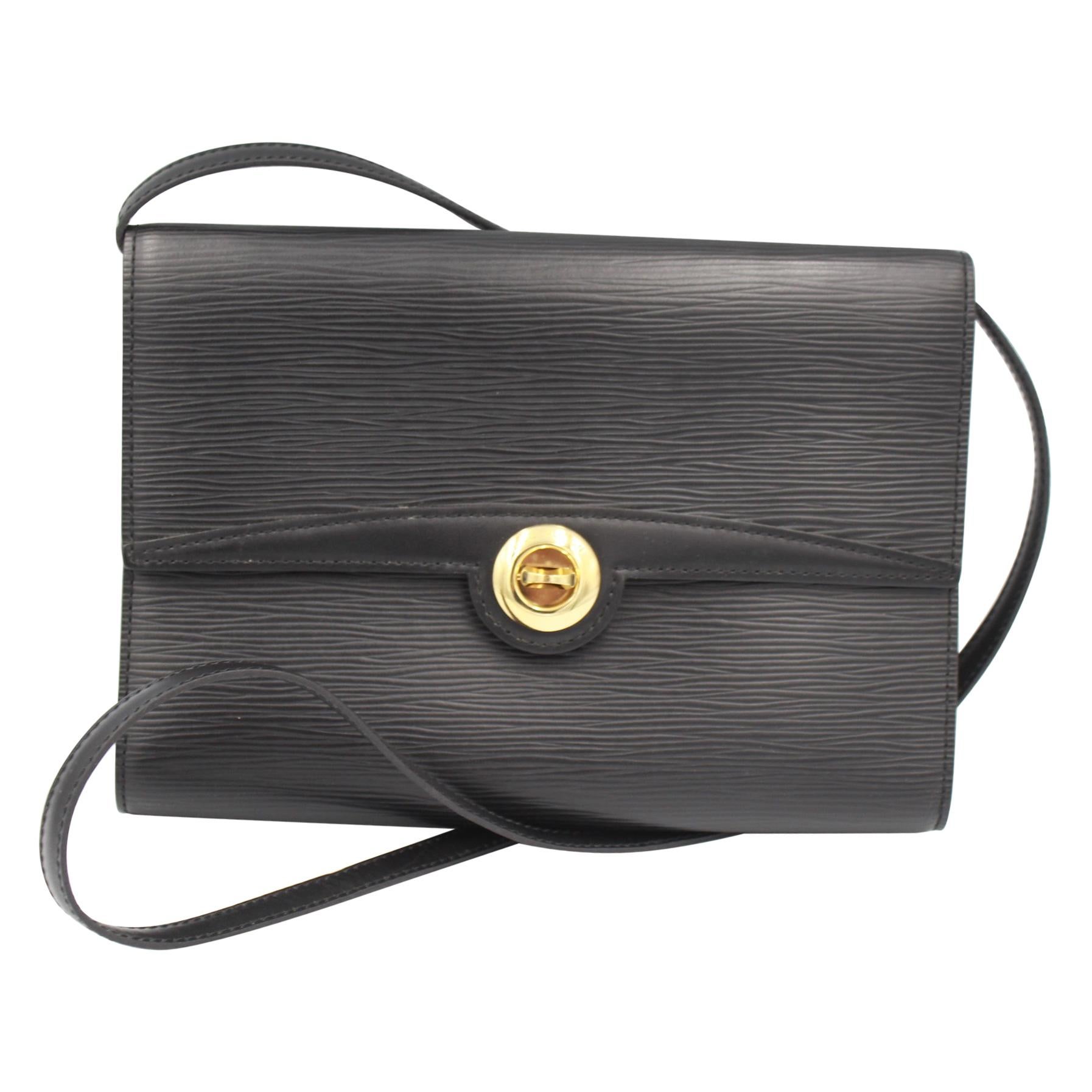 Louis Vuitton Vintage Black Epi Leather Arche Shoulder bag or Clutch