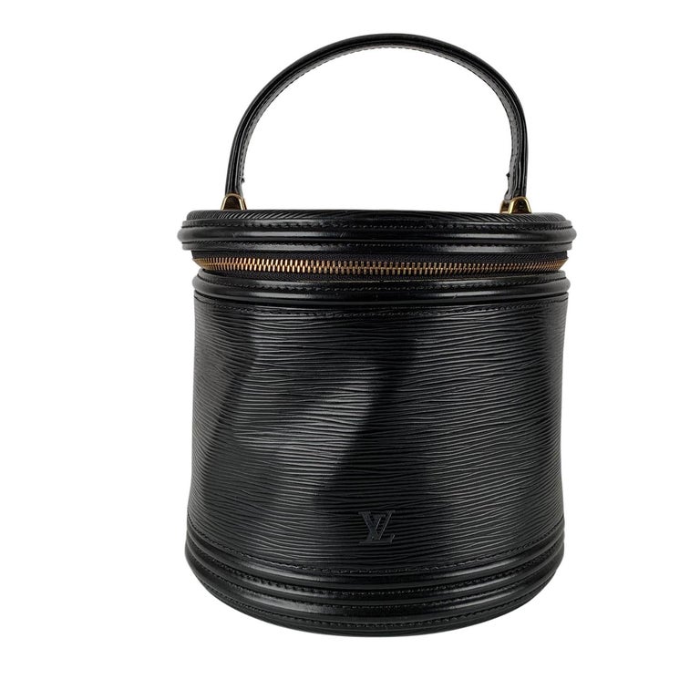Louis Vuitton Vintage Black Epi Leather Cannes Top Handle Bag For Sale at 1stdibs