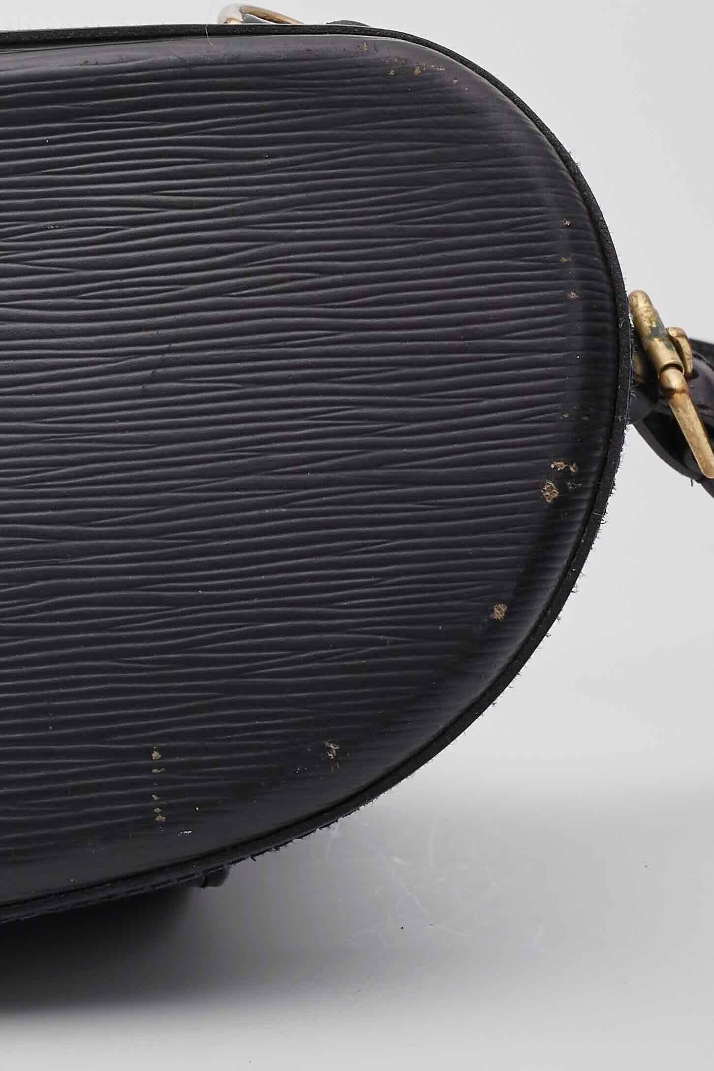 Louis Vuitton Vintage Black Epi Leather Gobelins Backpack 1