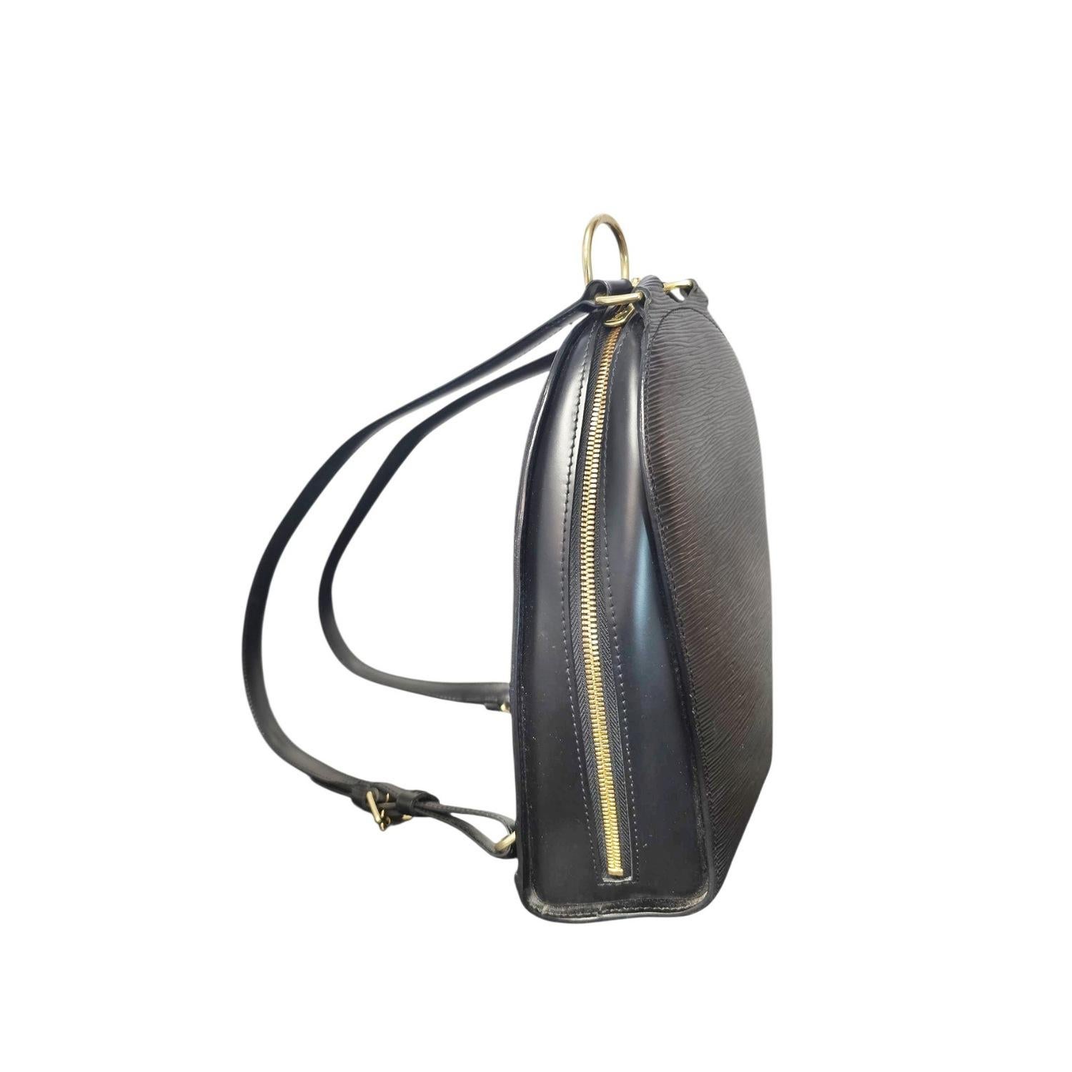 Zaino Louis Vuitton Vintage in pelle EPI nera Mabillon In condizioni buone in vendita a Scottsdale, AZ