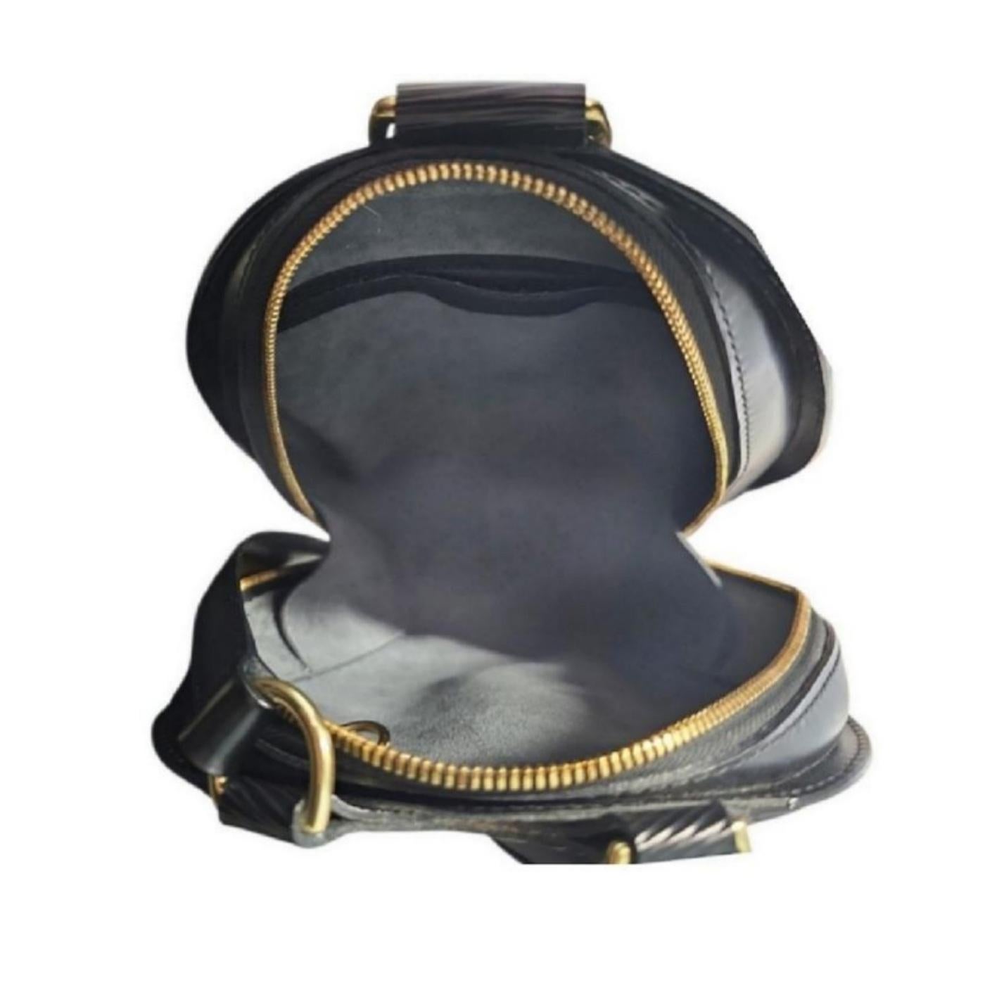 Zaino Louis Vuitton Vintage in pelle EPI nera Mabillon in vendita 2