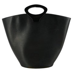 Louis Vuitton Vintage Black Epi Leather Noctambule Handbag Tote Bag
