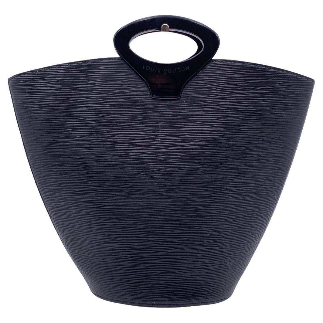 Louis Vuitton Vintage Black Epi Leather Noctambule Tote Bag Handbag