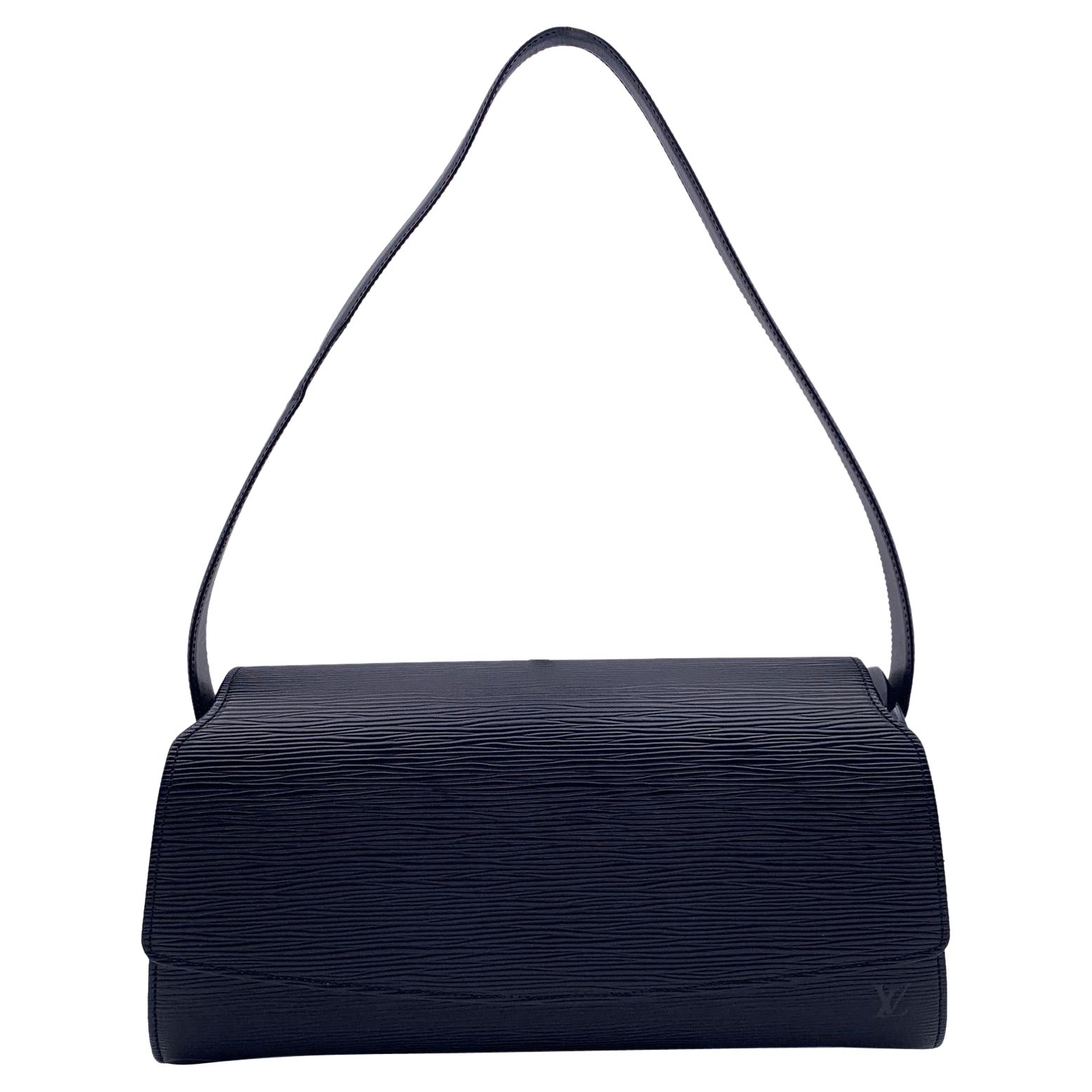 Louis Vuitton Vintage Black Epi Leather Nocturne PM Shoulder Bag