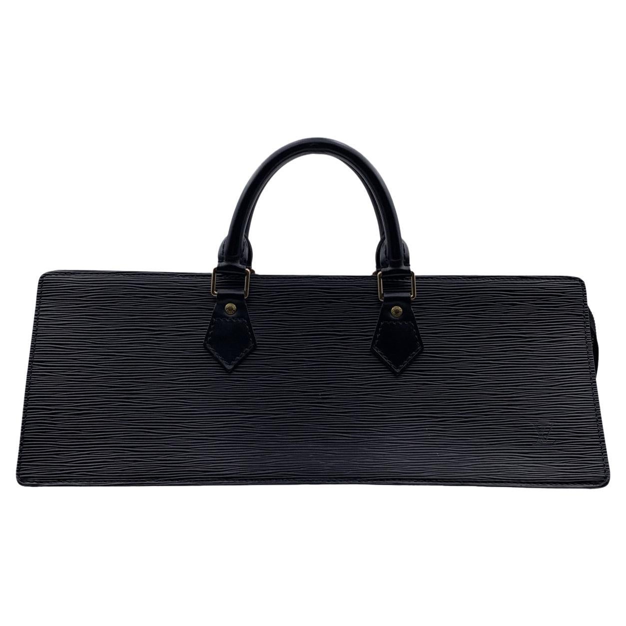 Louis Vuitton Epi Sac Triangle Bag Black
