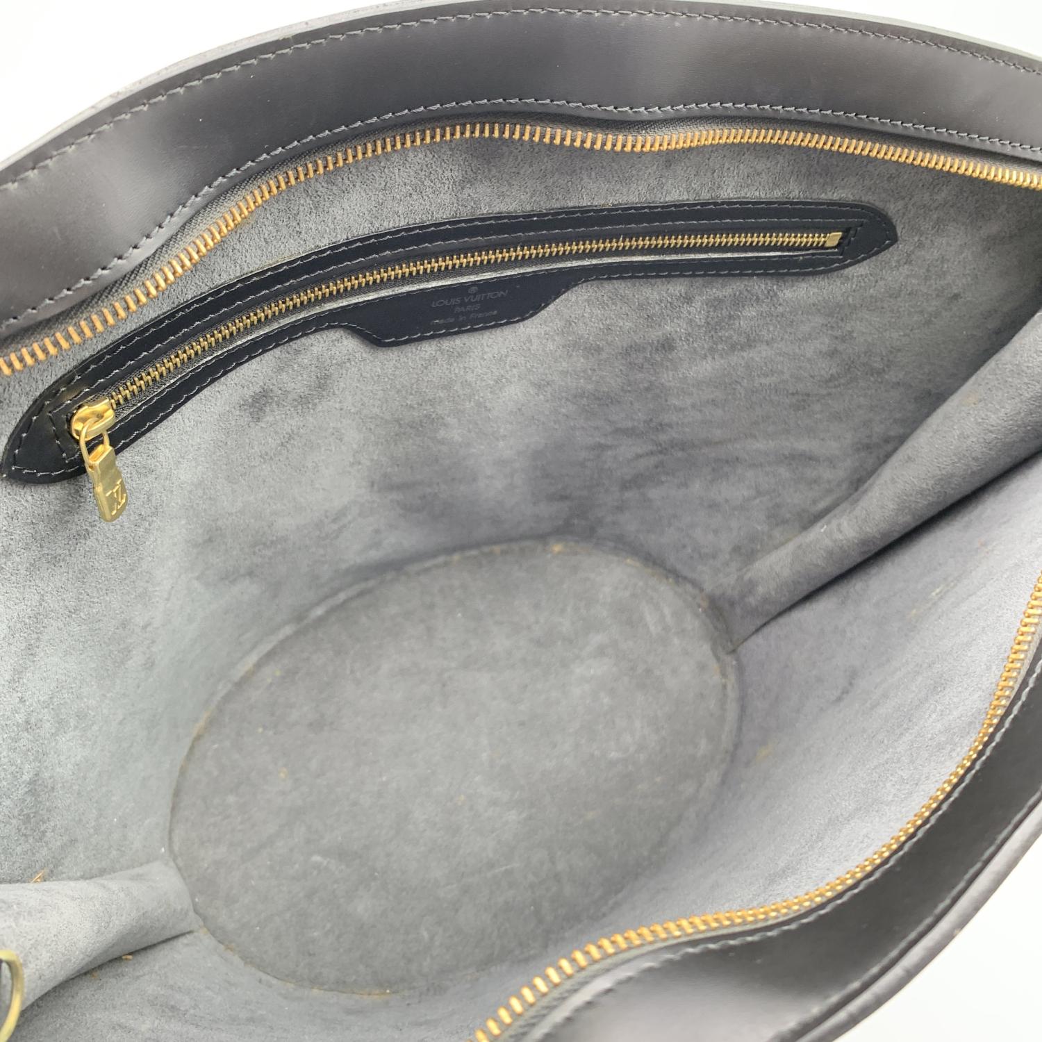 Louis Vuitton Vintage Black Epi Leather Saint Jacques GM Tote Bag 1