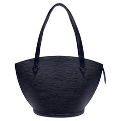 Louis Vuitton Vintage Black Epi Leather Saint Jacques GM Tote Bag