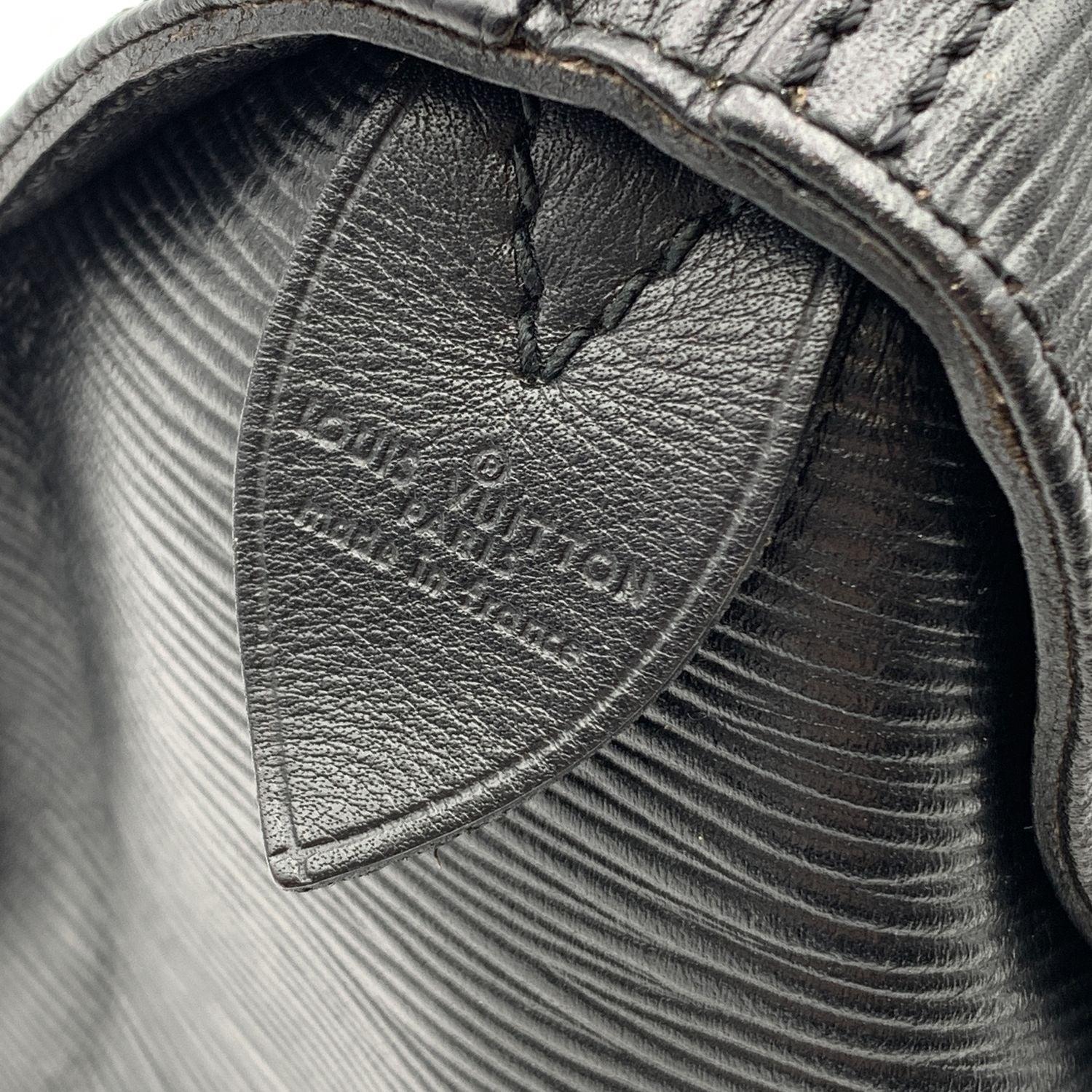 Louis Vuitton Vintage Cuir Epi Noir Speedy 28 Boston Bag Pour femmes 