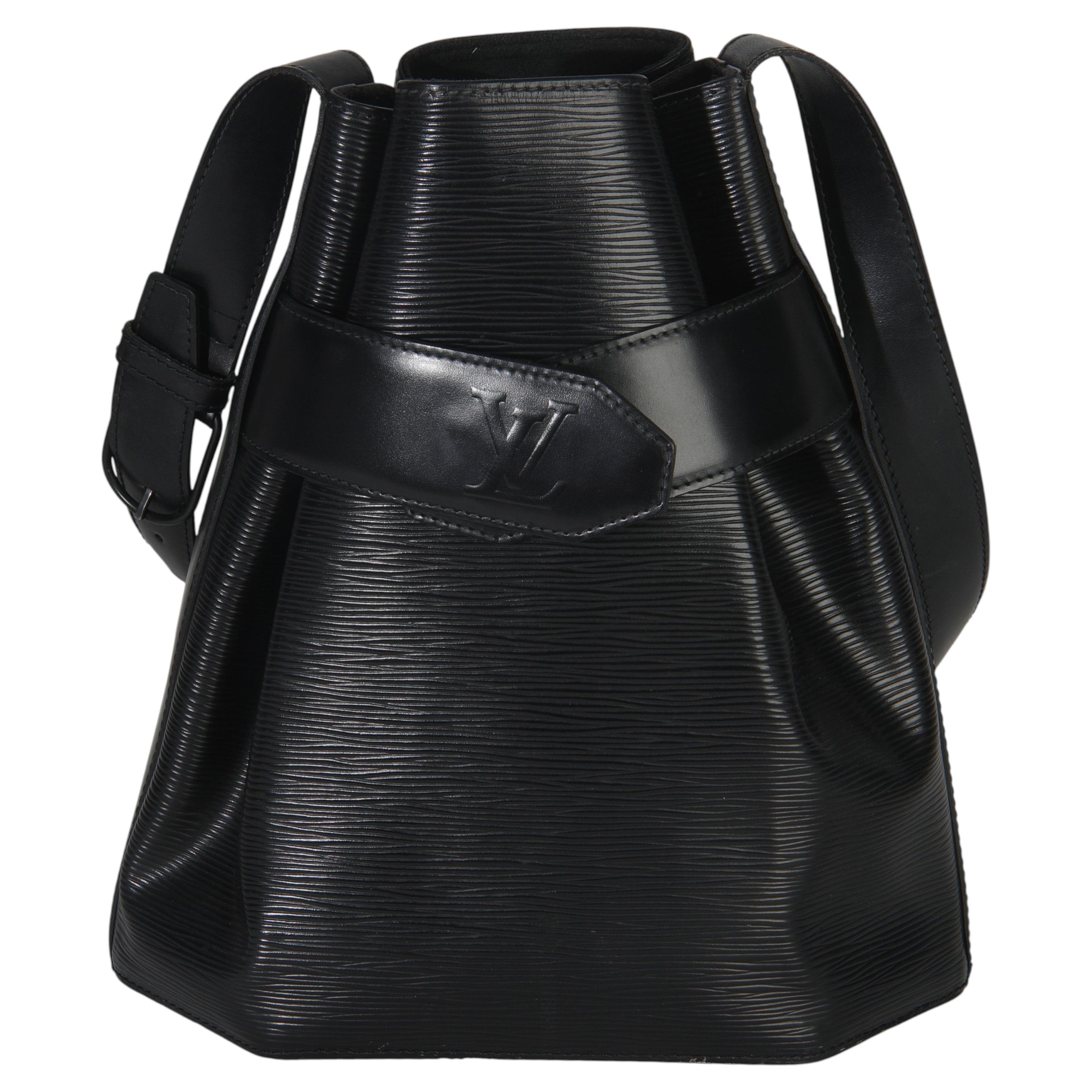 Louis Vuitton Vintage Black Epi Sac D'Epaule PM