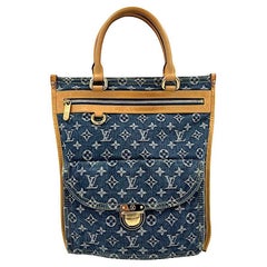 LOUIS VUITTON Vintage Blue Denim Bag