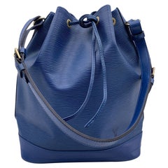 Louis Vuitton Vintage Blue Epi Leather Noe Noé Shoulder Bucket Bag