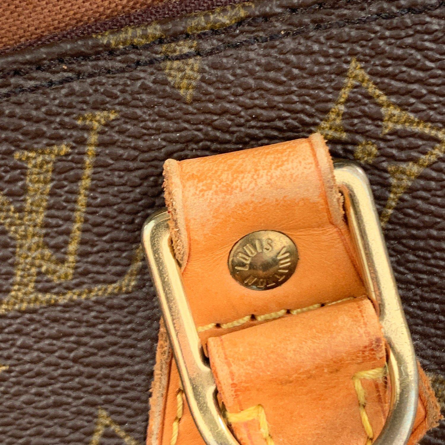 Louis Vuitton Vintage Brown Monogram Canvas Alma Top Handle Handbag 6