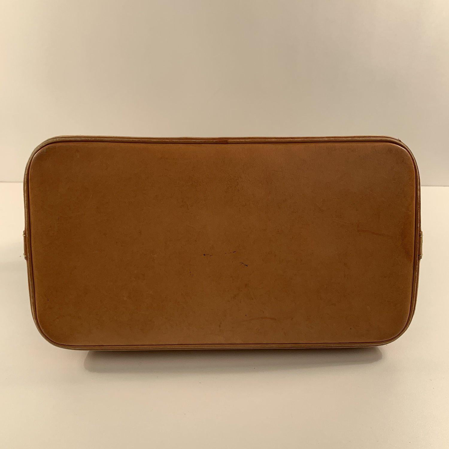 Louis Vuitton Vintage Brown Monogram Canvas Alma Top Handle Handbag 5