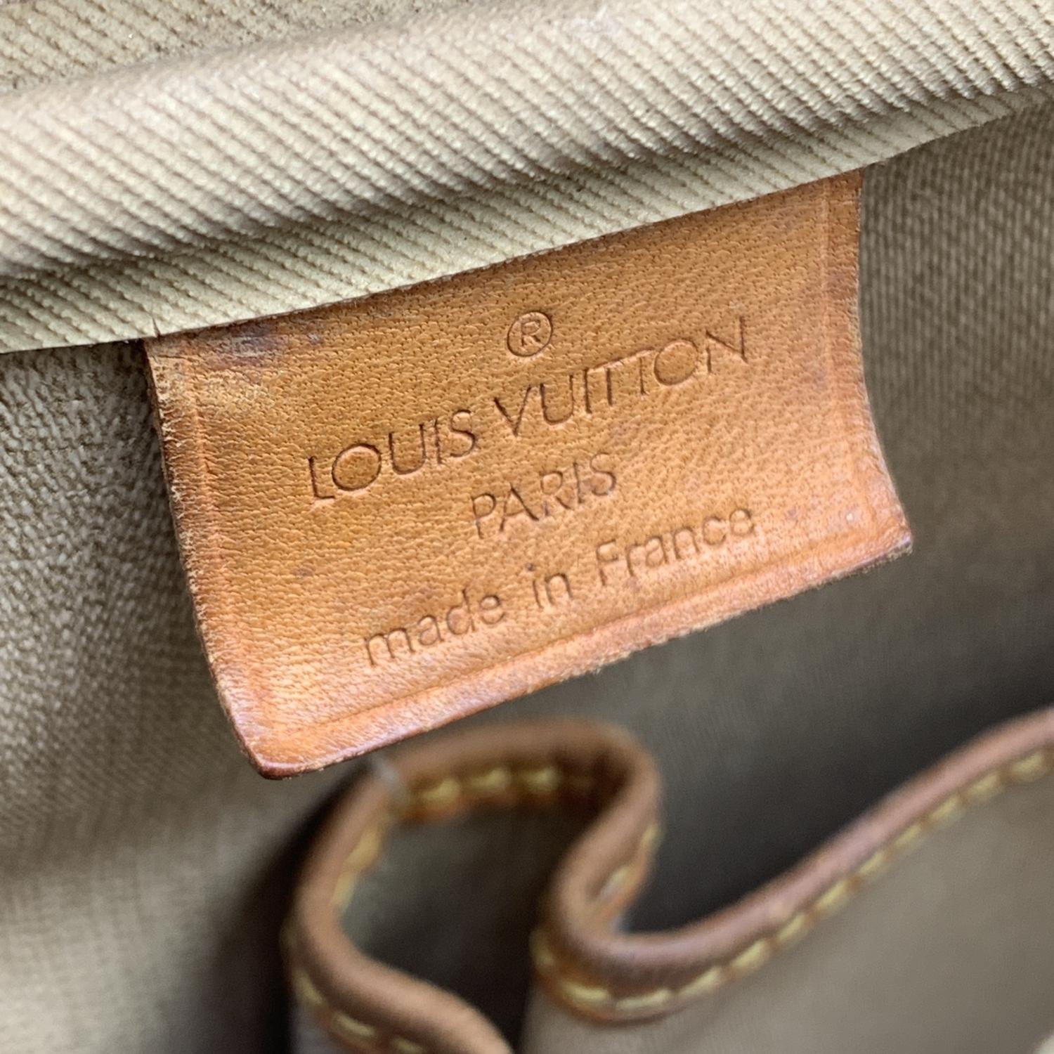 Louis Vuitton Vintage Brown Monogram Canvas Deauville Travel Bag 7