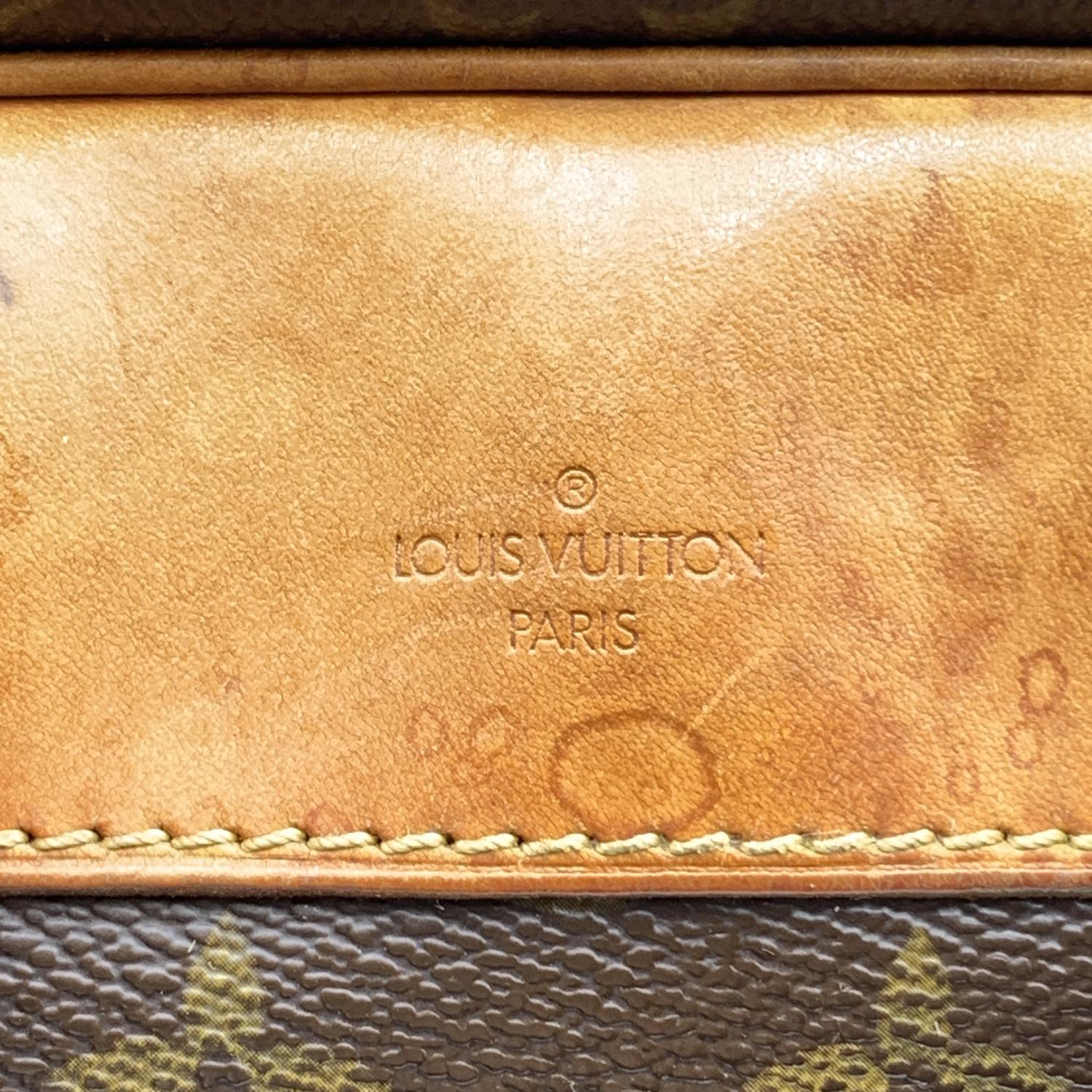 Louis Vuitton Vintage Brown Monogram Canvas Deauville Travel Bag 9