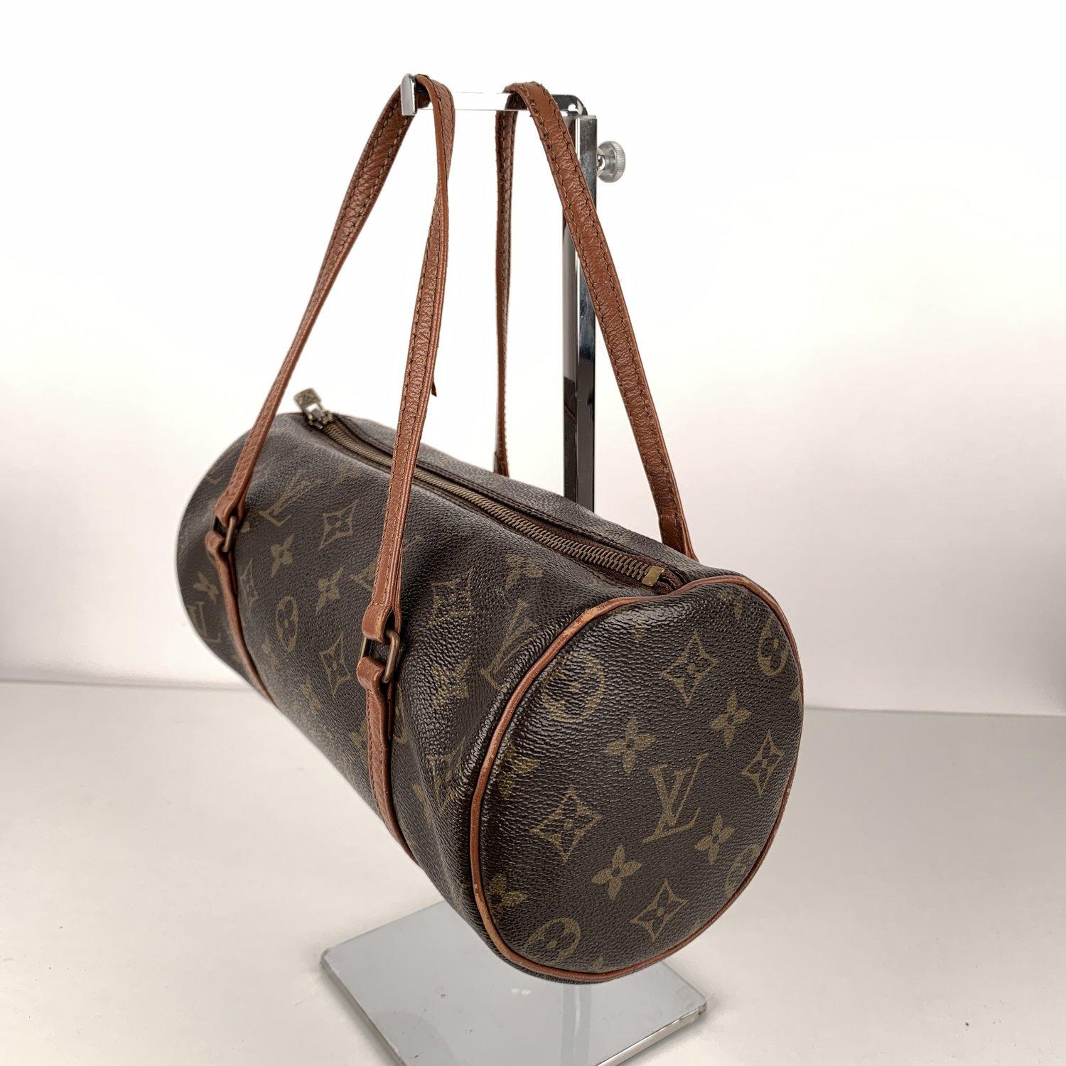 Louis Vuitton Vintage Brown Monogram Canvas Papillon 25 Handbag 1