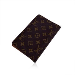 Louis Vuitton Vintage Brown Monogram Canvas Passport Holder