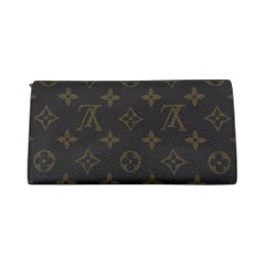 Louis Vuitton Vintage Brown Monogram Canvas Sarah Wallet