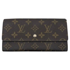 Louis Vuitton Vintage Brown Monogram Canvas Sarah Wallet