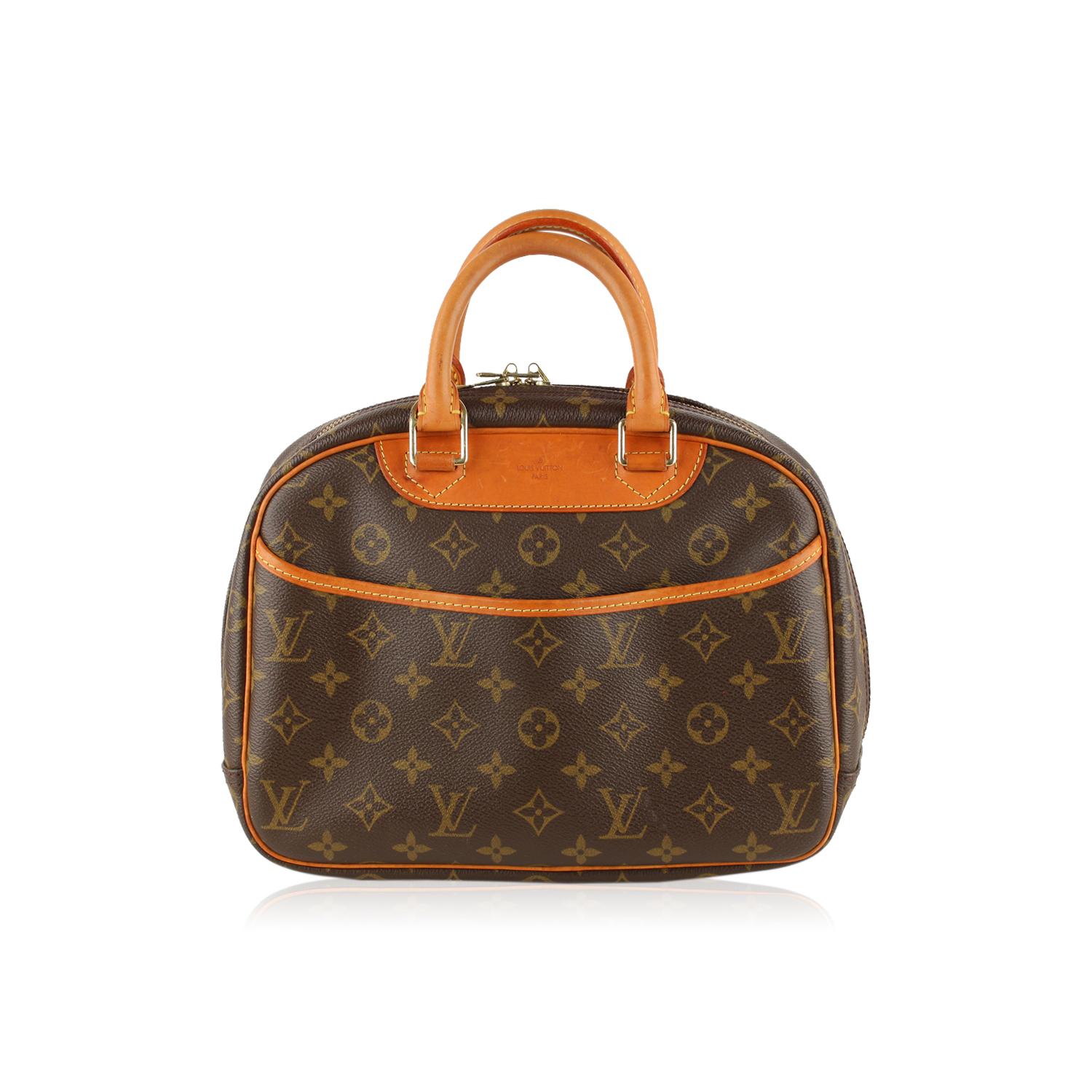 Louis Vuitton Vintage Brown Monogram Canvas Trouville Bag

Material : Canvas
Color: Brown
Model: Trouville
Gender: Women
Country of Manufacture: France
Size: Medium
Bag Depth: 4.5 inches - 11,5 cm 
Bag Height: 9.3 inches - 23.5 cm 
Bag Length: 11.8