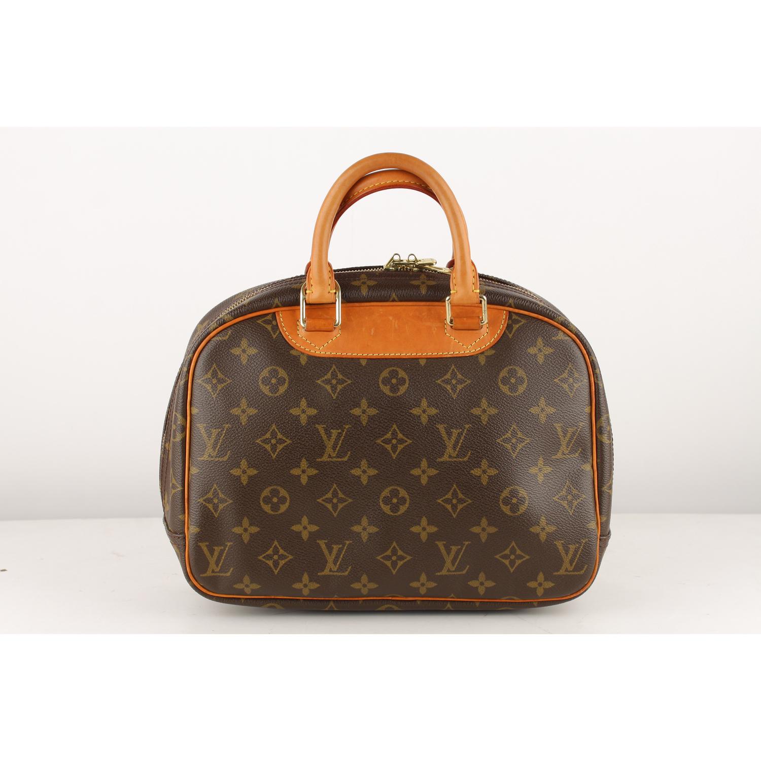 Women's Louis Vuitton Vintage Brown Monogram Canvas Trouville Bag