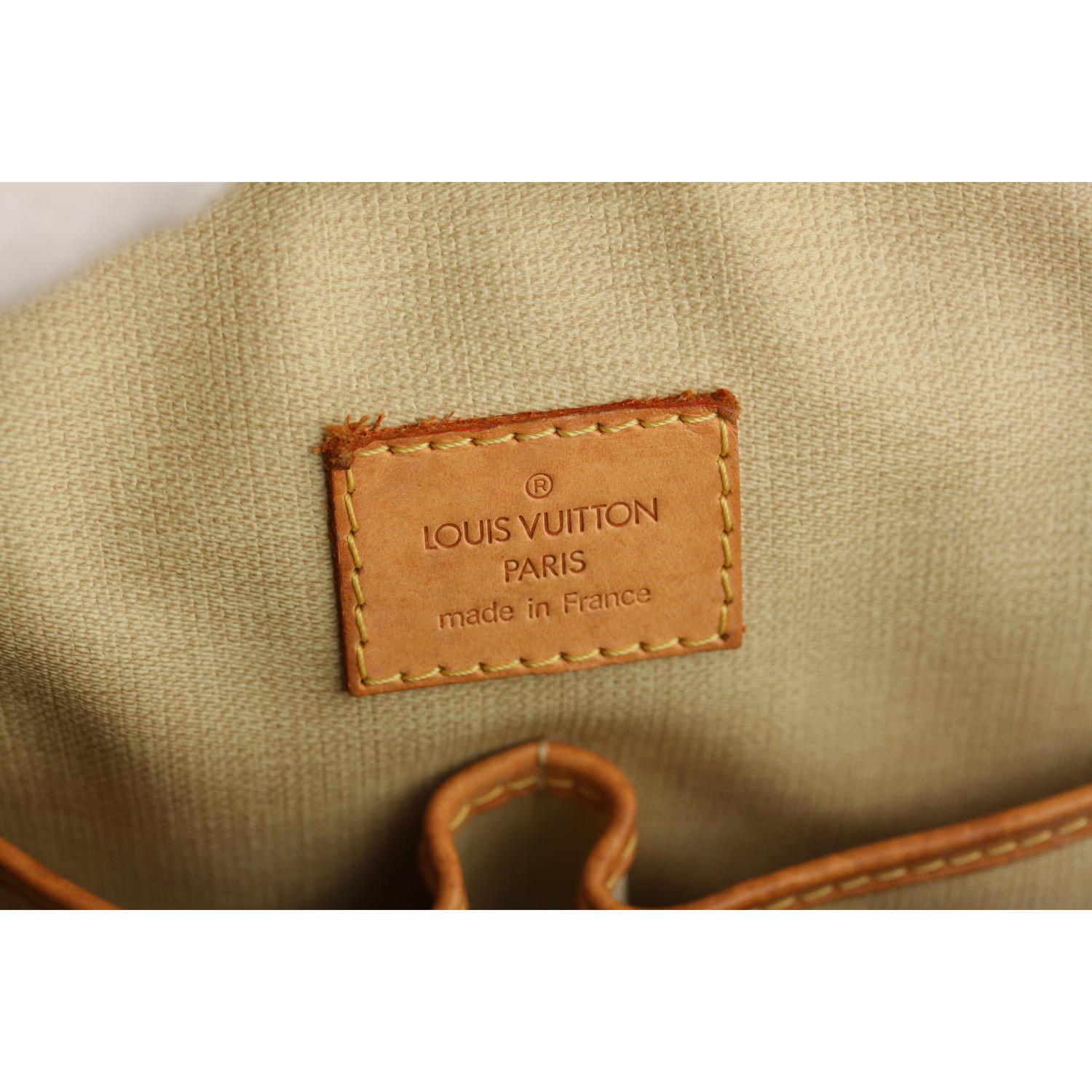 Louis Vuitton Vintage Brown Monogram Canvas Trouville Bag 5