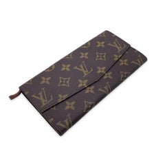 Louis Vuitton Vintage Brown Monogram Emilie Continental Wallet