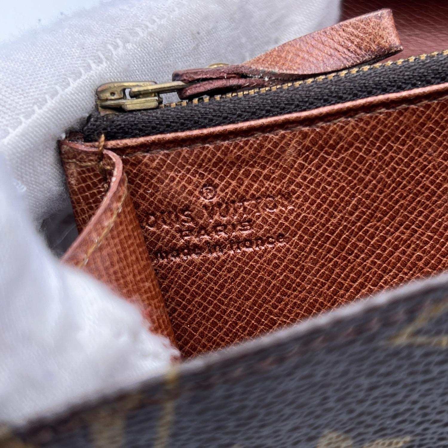 Louis Vuitton Vintage Brown Monogram Emilie Continental Wallet In Good Condition In Rome, Rome