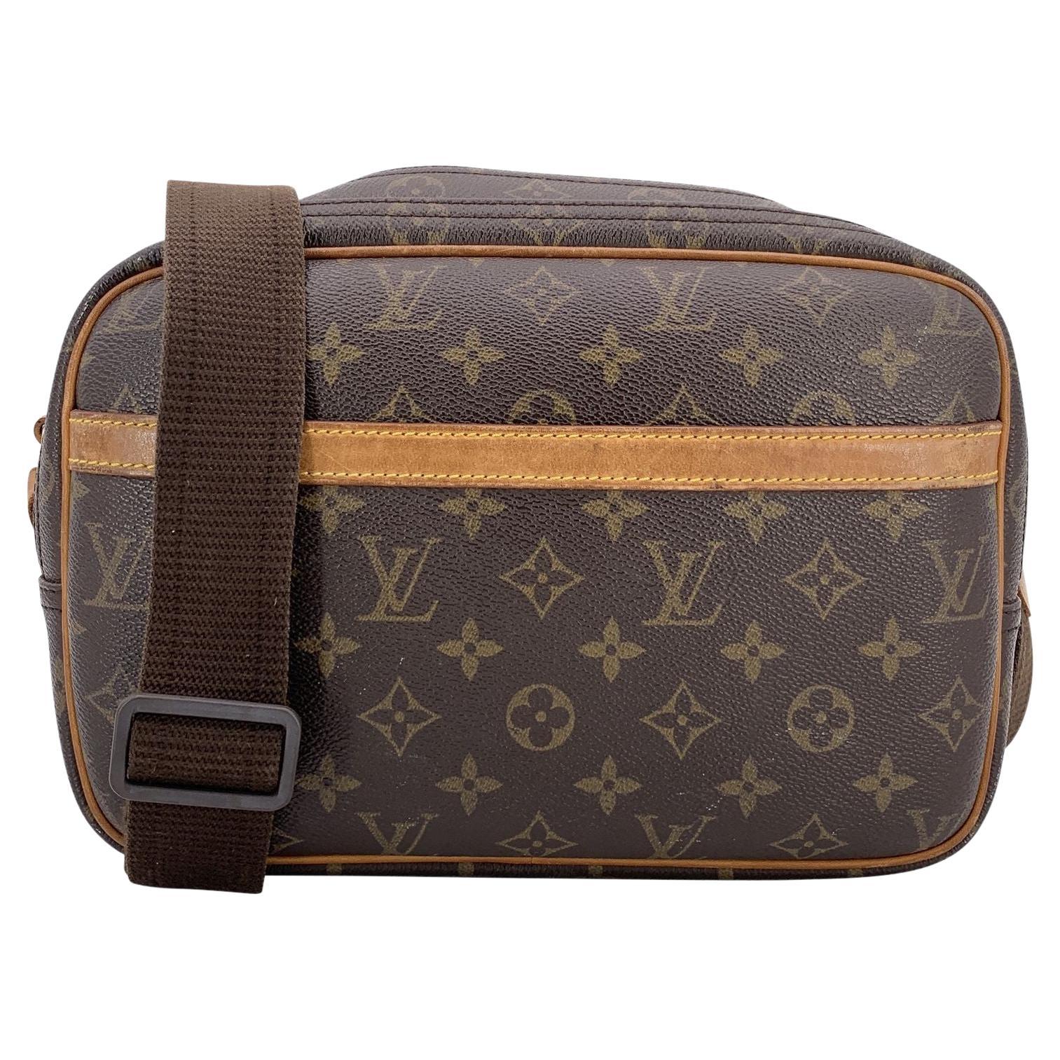 Bolso Mensajero Louis Vuitton Vintage Marrón Monograma Reporter PM M45254