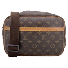 Louis Vuitton Vintage Brown Monogram Reporter PM Messenger Bag M45254