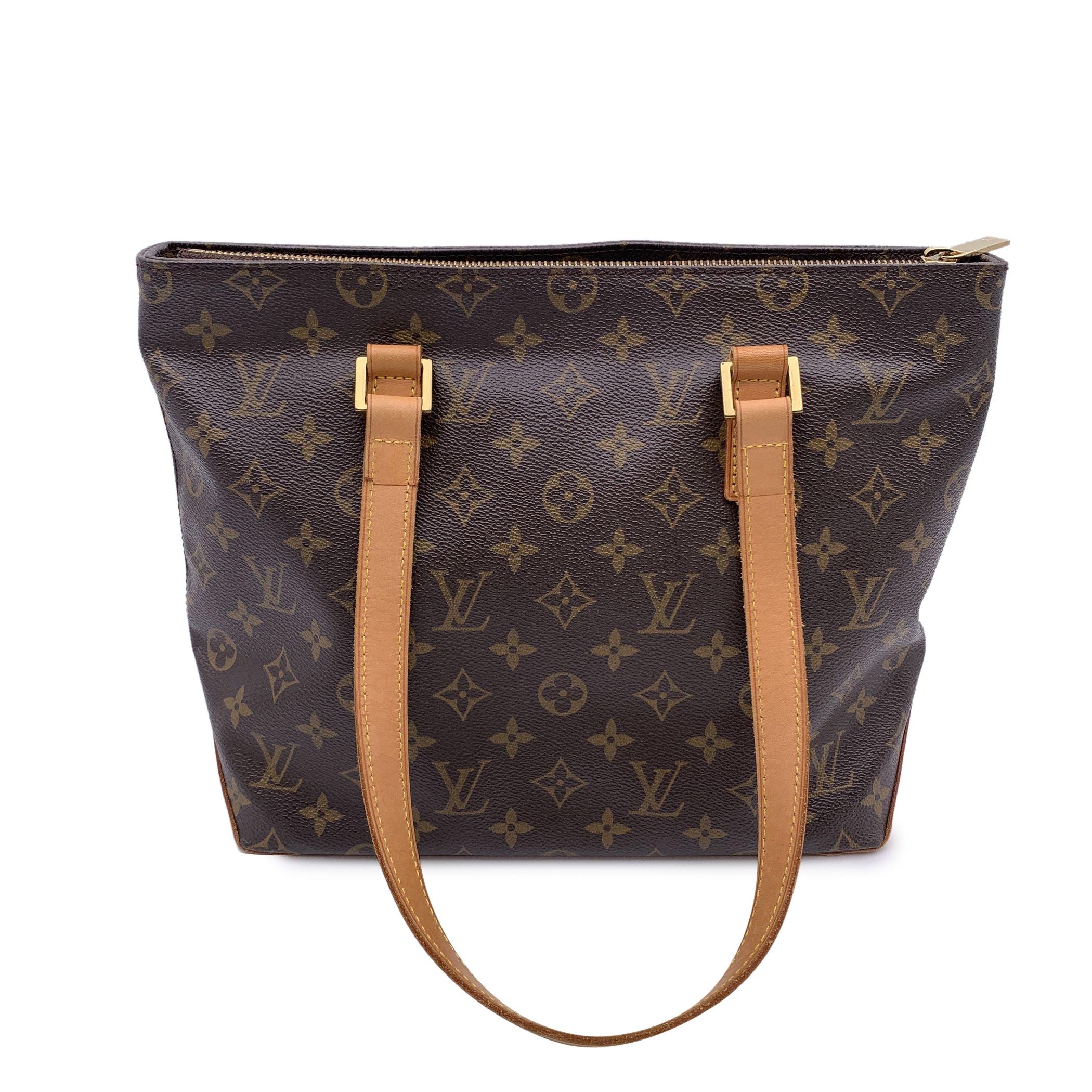 Louis Vuitton Vintage Cabas Piano Monogram Canvas Tote Bag M51148 In Good Condition For Sale In Rome, Rome