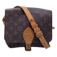 Louis Vuitton Vintage Canvas Cartouchiere MM Messenger Bag M51253