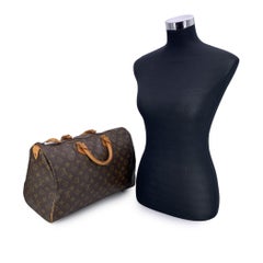 Louis Vuitton Vintage Canvas Monogram Speedy 40 Bag Satchel