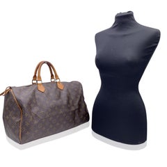 Louis Vuitton Vintage Canvas Monogram Speedy 40 Bag Satchel