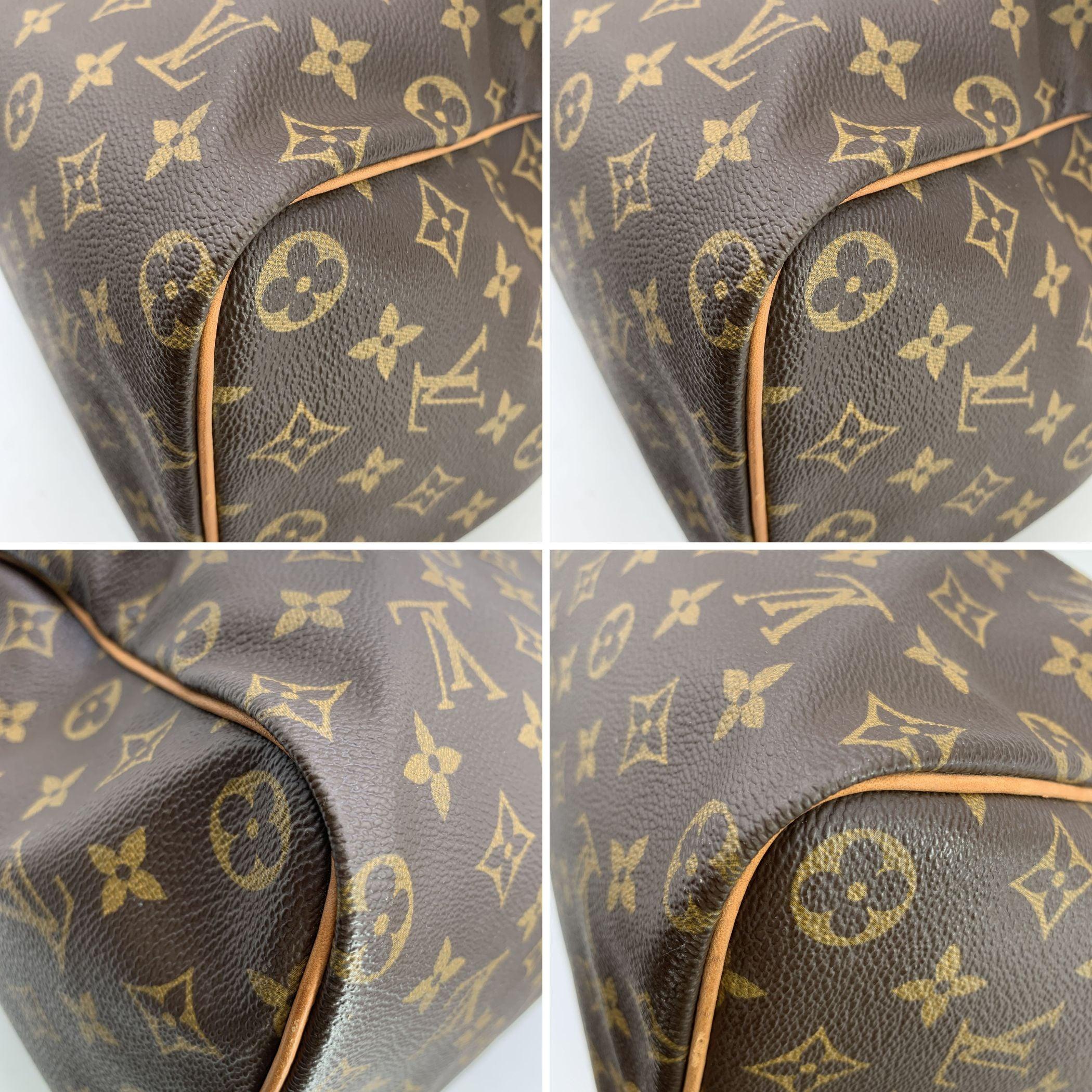 Louis Vuitton Vintage Canvas Monogram Speedy 40 Bag Satchel In Good Condition In Rome, Rome