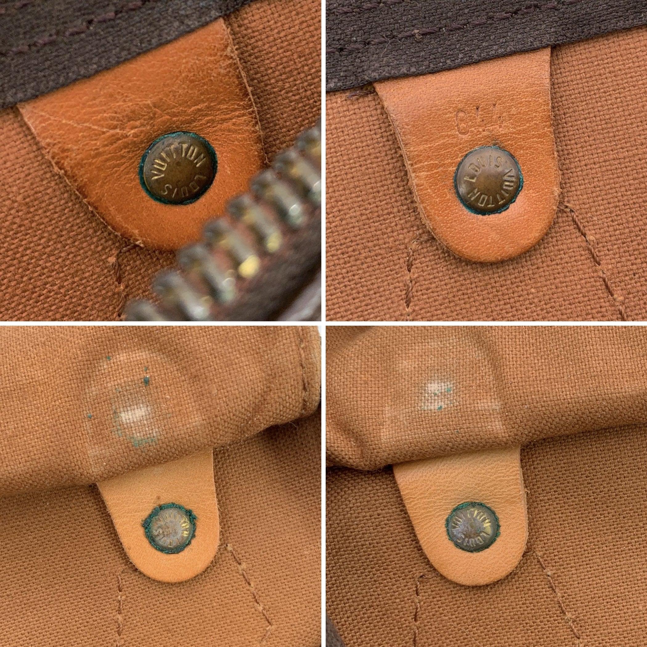 Louis Vuitton - Sac à main vintage en toile monogrammée Speedy 40 Bon état - En vente à Rome, Rome