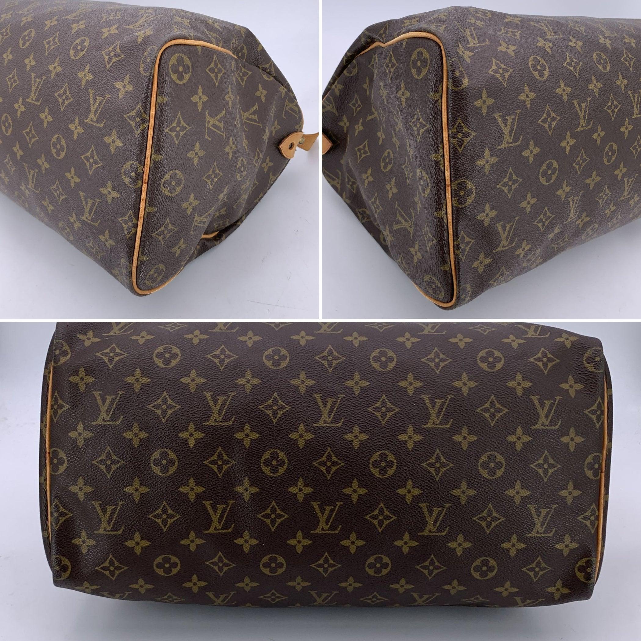 Louis Vuitton Vintage Canvas Monogram Speedy 40 Bag Satchel en venta 1