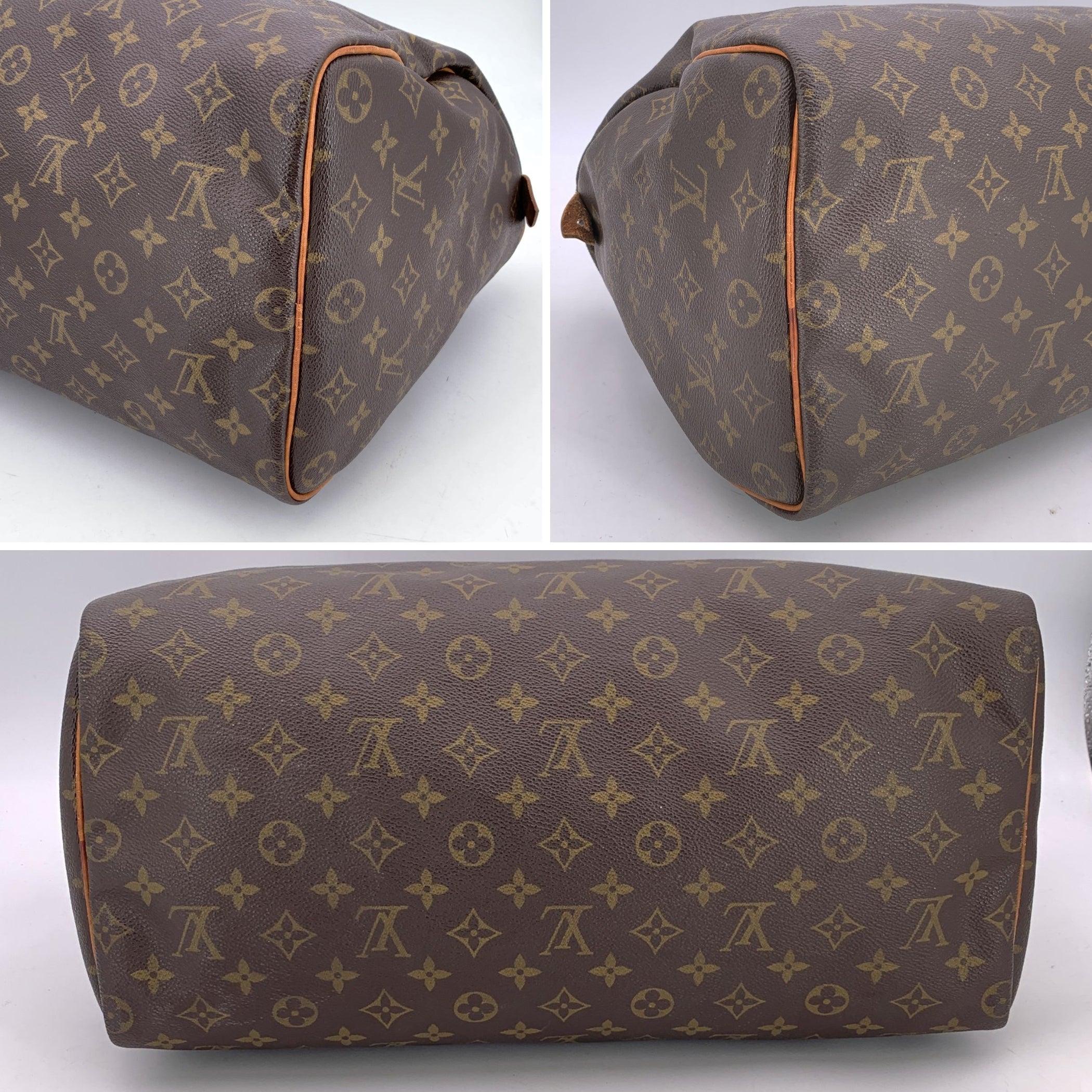 Louis Vuitton - Sac à main vintage en toile monogrammée Speedy 40 en vente 1