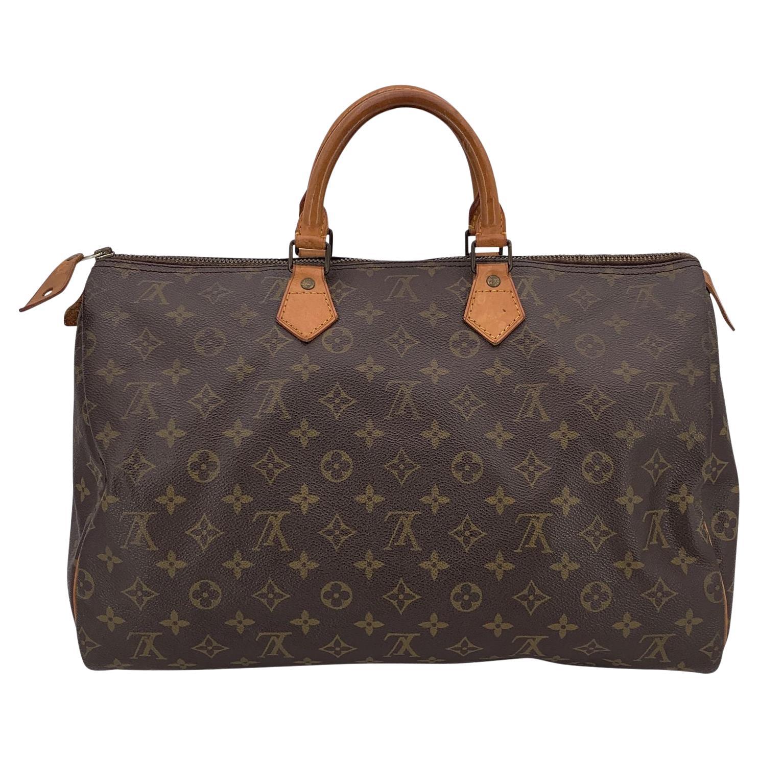 Louis Vuitton - Sac à main vintage en toile monogrammée Speedy 40