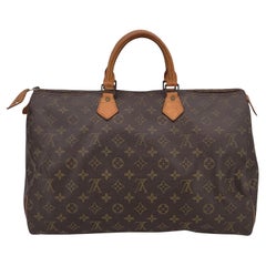 Louis Vuitton Vintage Canvas Monogram Speedy 40 Bag Satchel