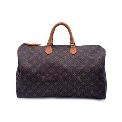 Louis Vuitton Vintage Canvas Monogram Speedy 40 Bag Satchel