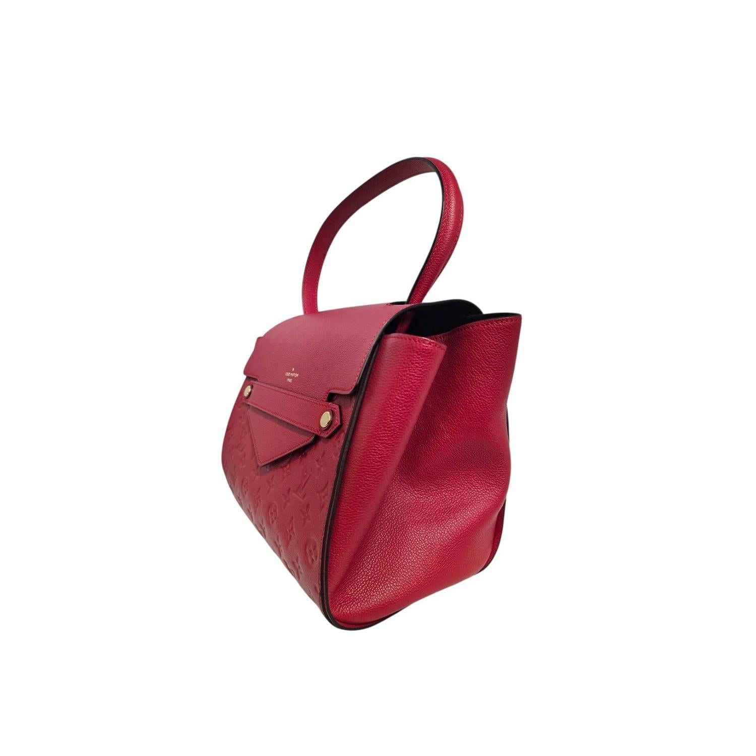 Louis Vuitton Vintage Cherise Empreinte Trocadero Top Handle Bag Pour femmes en vente