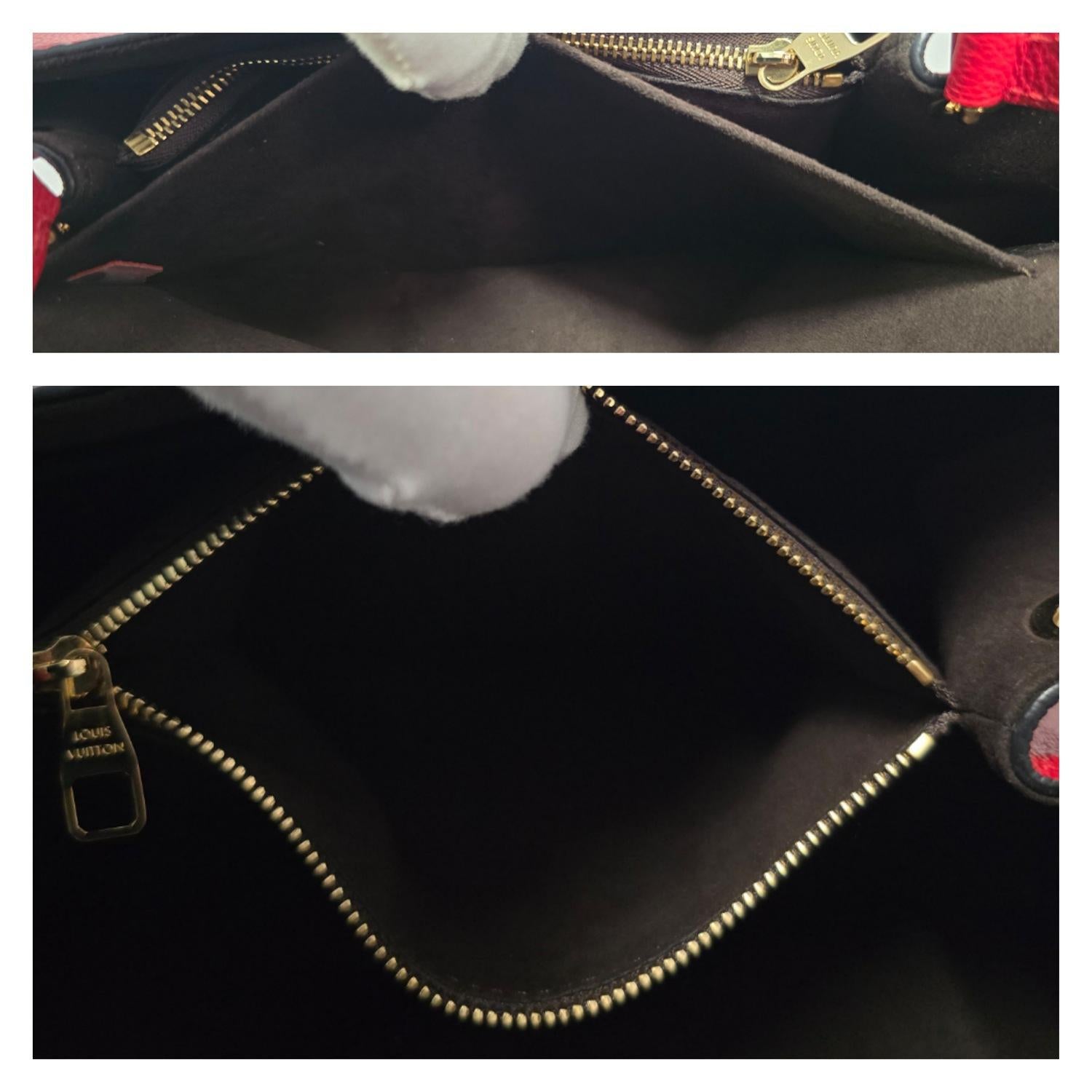 Louis Vuitton Vintage Cherise Empreinte Trocadero Top Handle Bag en vente 4