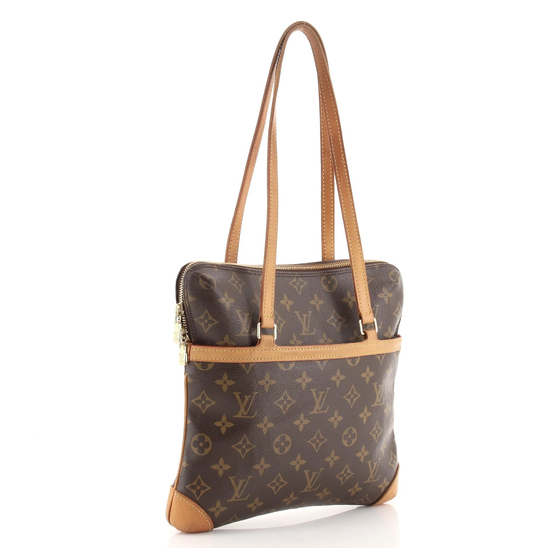 Louis Vuitton Vintage Coussin Tasche Monogramm Segeltuch GM (Braun)