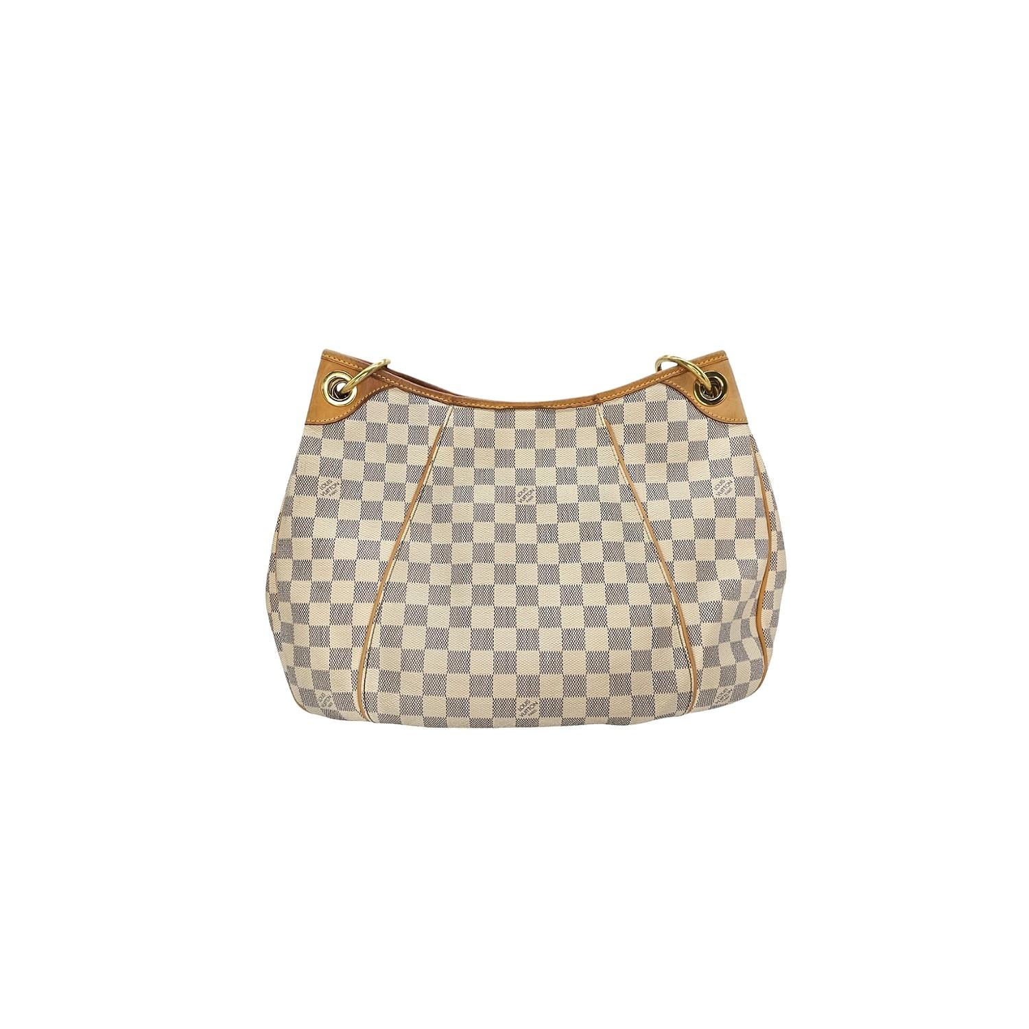 Beige Louis Vuitton Vintage Damier Azur Galleria GM